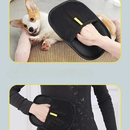 Portable Pet Hair Remover Glove – Washable Cleaning Tool
