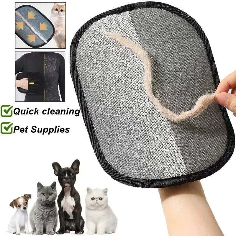 Portable Pet Hair Remover Glove – Washable Cleaning Tool