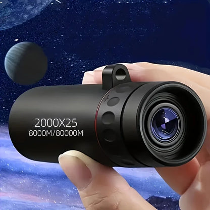 HD Compact Monocular Telescope 2000X25 for Outdoor Adventures