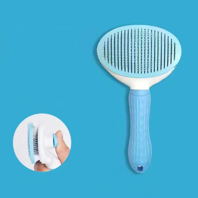 Pet Grooming Brush – Stainless Steel Hair Comb