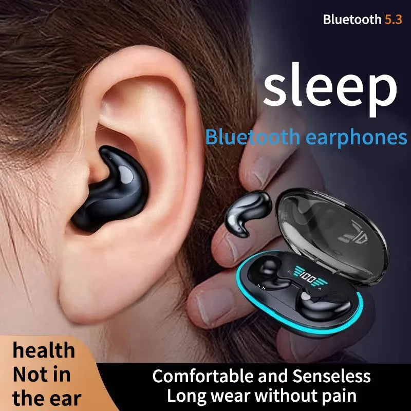 X55 Invisible Sleep Earbuds: TWS Bluetooth 5.3 & IPX5 Waterproof