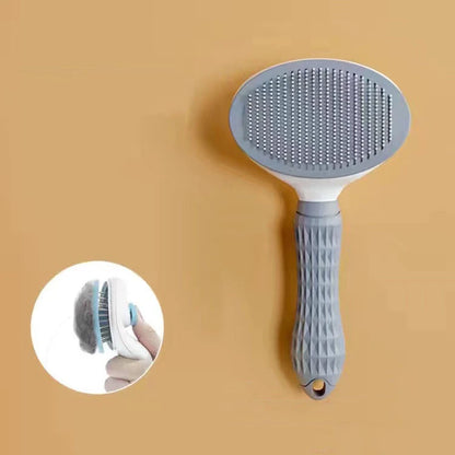 Pet Grooming Brush – Stainless Steel Hair Comb