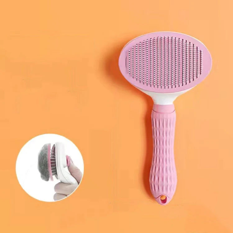 Pet Grooming Brush – Stainless Steel Hair Comb