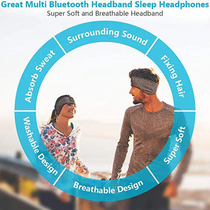 Wireless Bluetooth Sleeping Headband Music Headphones